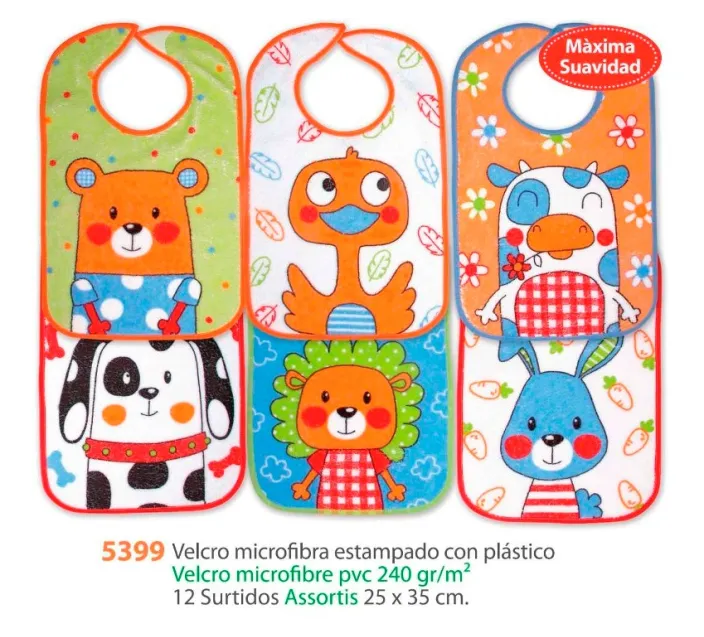 Babero Est Velcro Micro