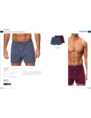 Pack 2 Boxer Cro Estampado Tela