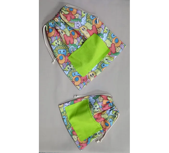 Bolsa Merienda Bolsillo Dinos & Wow