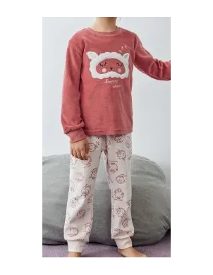Pijama Niña M/L P/L Sleep Tundosado