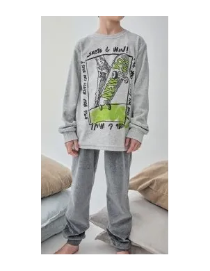 Pijama Niño M/L P/L Skate Tundosado