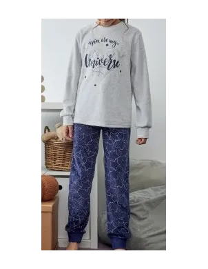 Pijama Niña M/L P/L Universe Tundosado