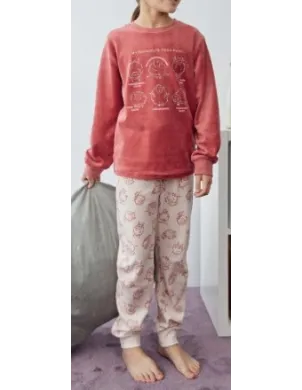 Pijama Niña M/L P/L Yoga Tundosado