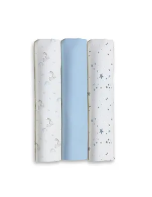 Pack 3 Gasas Fantasia Conejitos 80x80