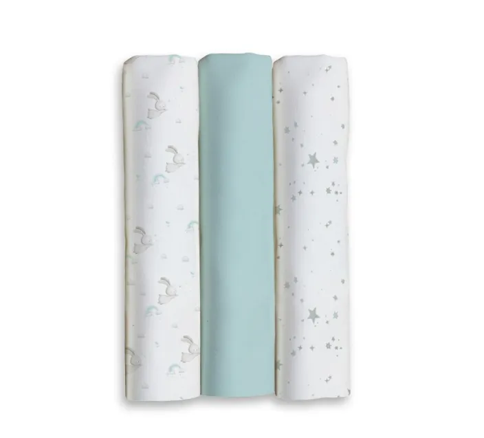 Pack 3 Gasas Fantasia Conejitos 80x80