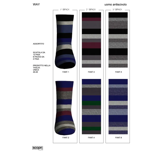 Calcetin Cro Antideslizante Way