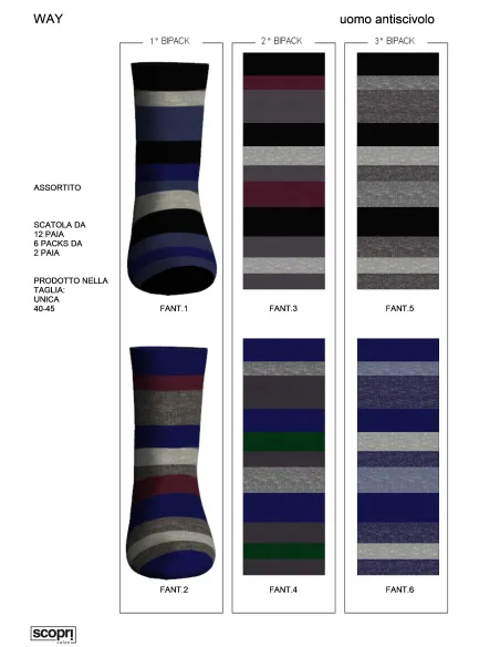 Calcetin Cro Antideslizante Way