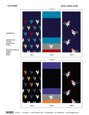 Calcetin Cro Fantasia Algodon Calido 2