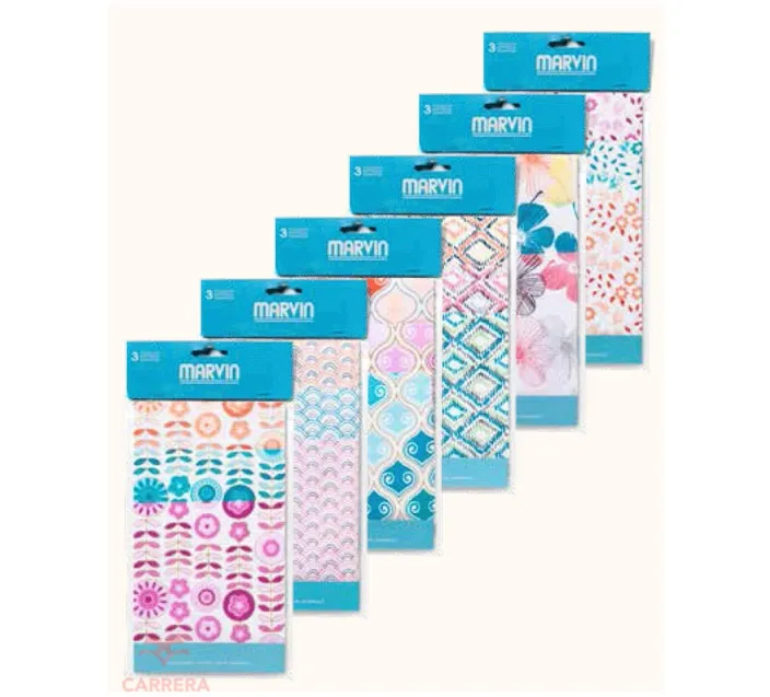 Pack 12 Pañuelos Sra Estampado Bali 30x30