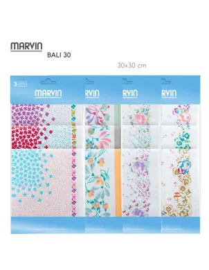Pack 12 Pañuelos Sra Estampado Bali 40x40