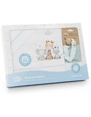 Triptico Cuna Est. Jirafa Elefante + Broche 2