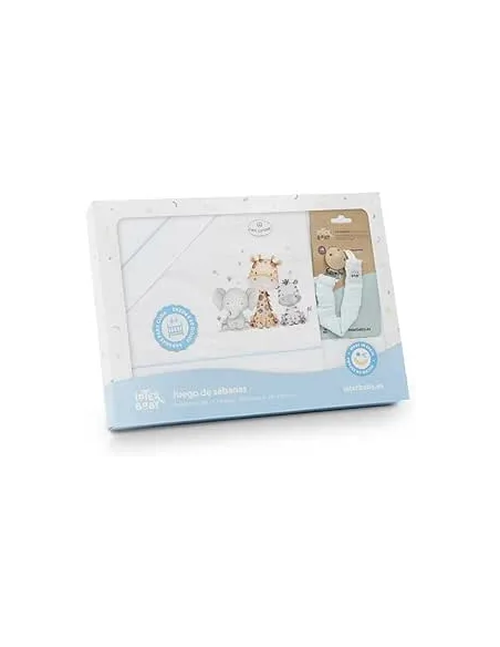 Triptico Cuna Est. Jirafa Elefante + Broche