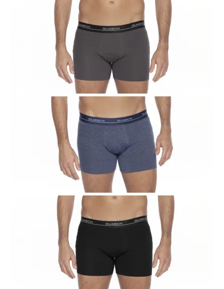 Pack 3 Boxers Algodn Goma Vista Su3