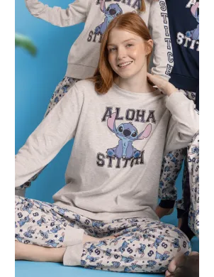 Pijama Sra M/L Admas Aloha Lilo