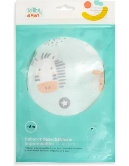 Pack 10 Baberos Desechables Tiger