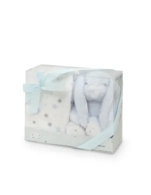Peluche Conejo +Manta Estrella Bebe 2
