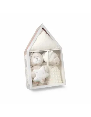 Set Casita Peluche+Manta+Dudu