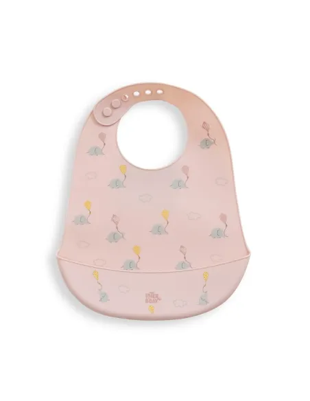 Babero Silicona Elefantes