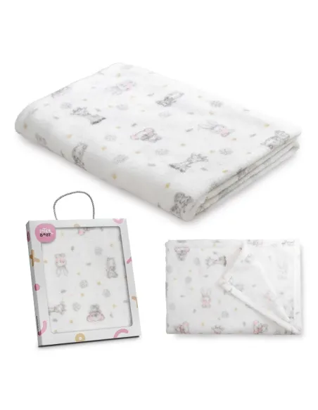 Manta Bebe Estampada Jirafa