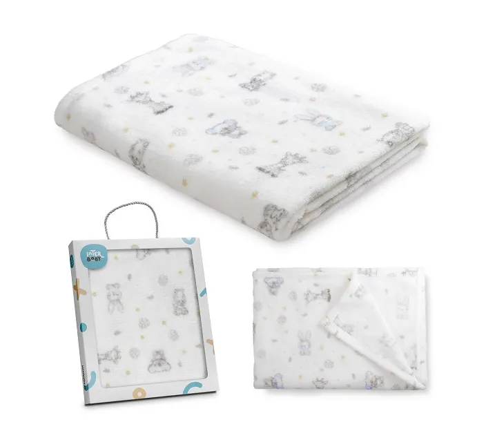 Manta Bebe Estampada Jirafa