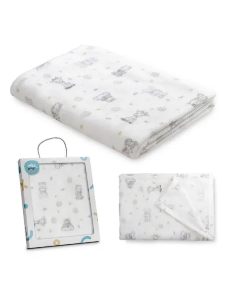 Manta Bebe Estampada Jirafa