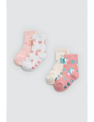 Pack 2 Calcetines Bebe Antideslizante