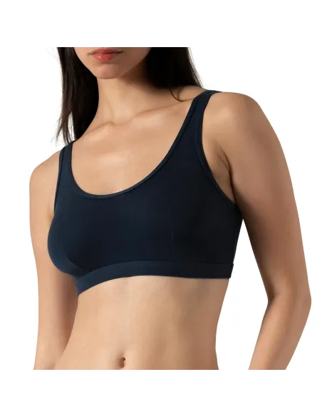 Top Sra Brassiere Tirante Ancho Algodon