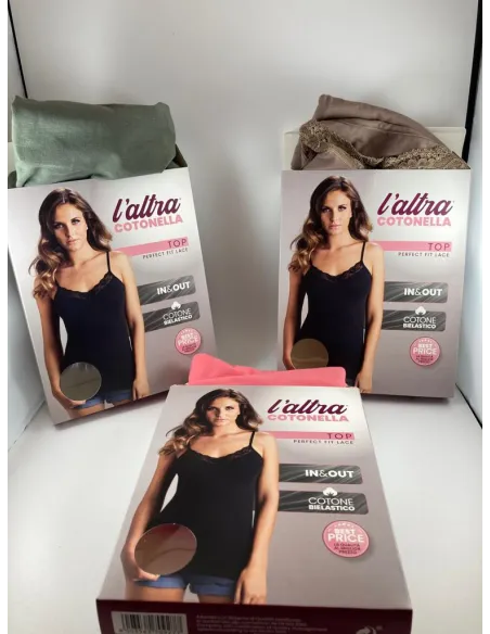 Camiseta Top Tirantes Stretta Blonda