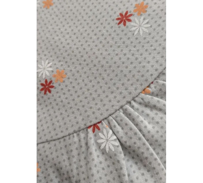 Camison Sra M/Larga Algodon Margaritas