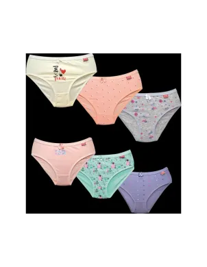 Pack 3 Braguita Niña Estampada 2