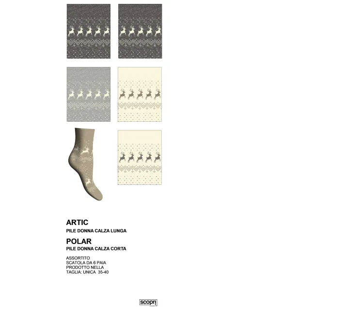 Calcetin Sra Fantasia Polar Calcetin Sra Fantasia Polar