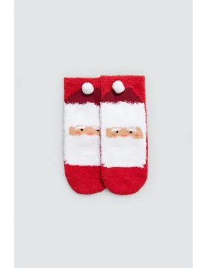 Calcetin Bebe Antideslizante Xmas