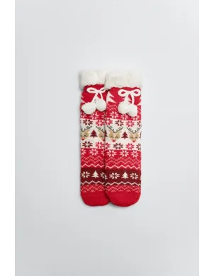 Calcetin Infantil Antideslizante Xmas