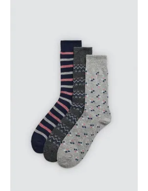 Pack 3 Calcetines Mujer Fantasia Lana