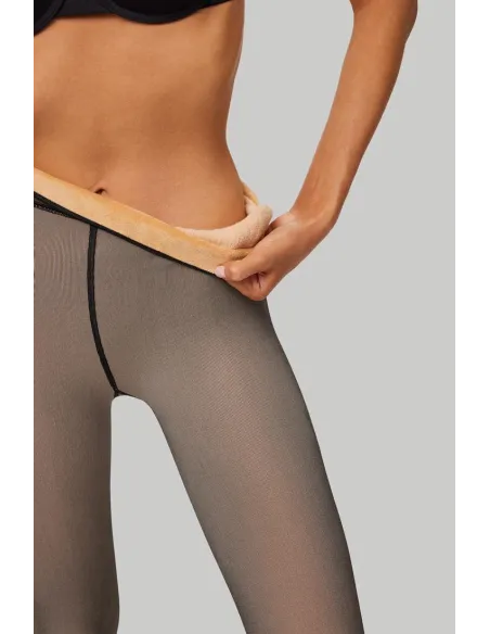 Panty Sra Thermal 190 Den Trasnparente