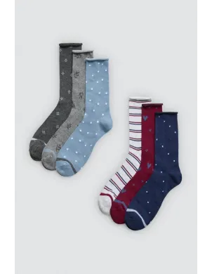 Pack 3 Calcetines Sra Fantasia Sin Puño