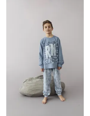 Pijama Niño M/L Interlock Rn