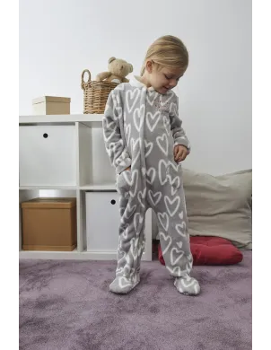 Pijama Manta Niña Corel Heart