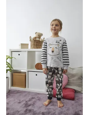 Pijama Infant M/L Niña Interlock Bear
