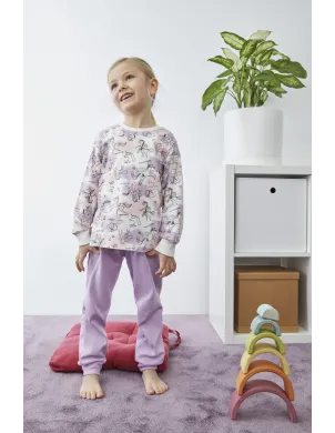 Pijama Infant M/L Niña Interlock Unicorn