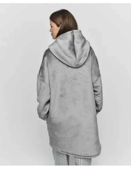 Bata Manta Capucha Chaqueta Sra