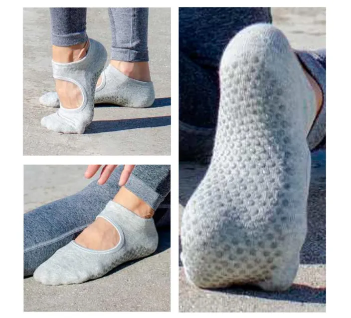 Calcetin Sra Antideslizante Yoga-Baile