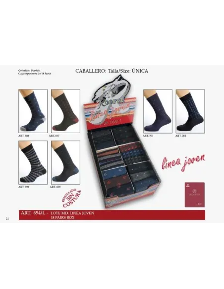 Calcetin Cro Fantasia (18par)