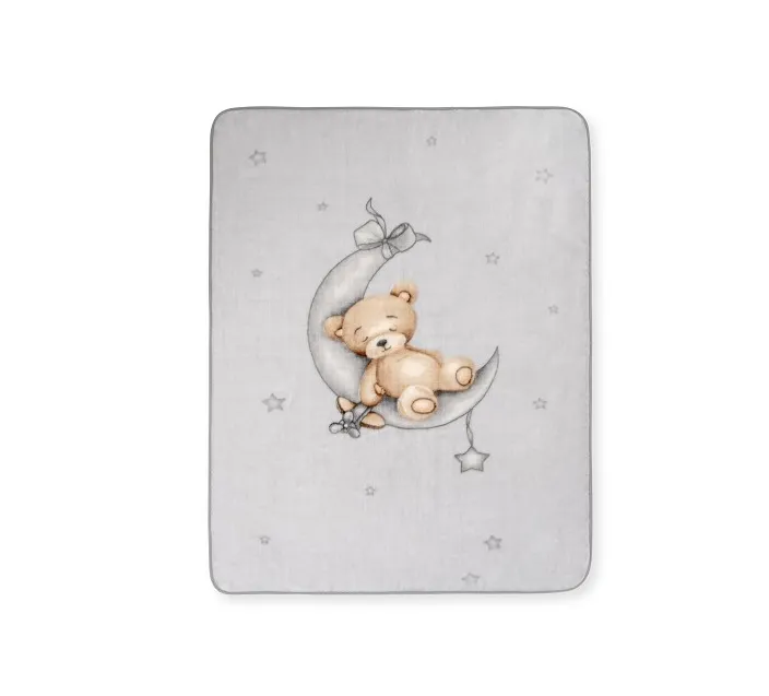 Manta Cuna Sedalina Oso Luna Estrellas