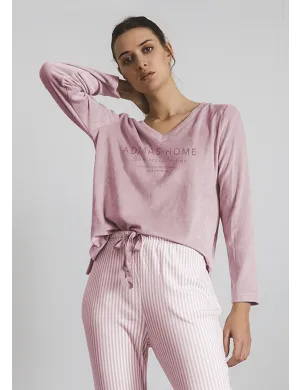 Pijama Sra M/L Admas Pico Soft Home