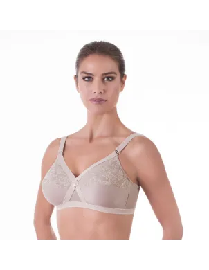 Sujetador Sra "Sofia" Cruzado Sin Aros Blonda Forrada