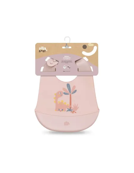 Babero Silicona Dino