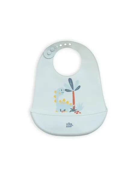 Babero Silicona Dino