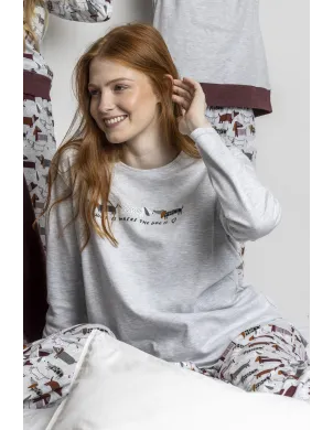Pijama Sra M/L Admas Dog Home
