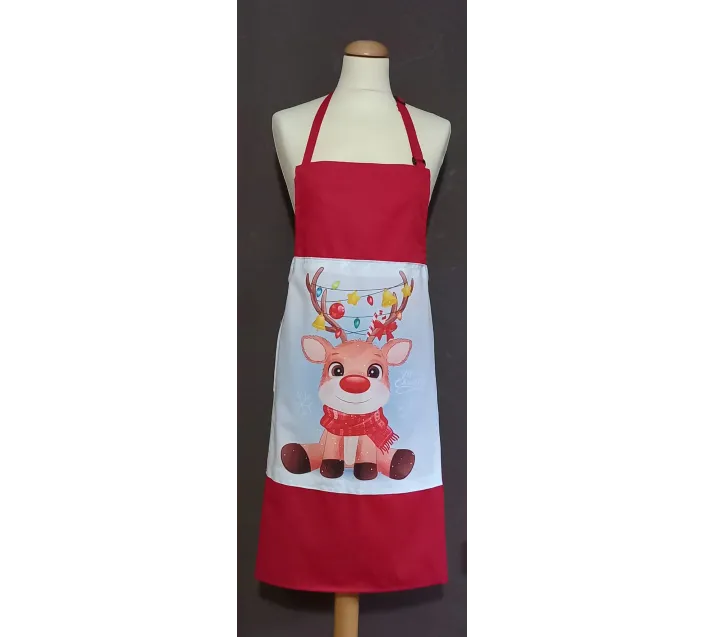 Delantal Navidad Reno